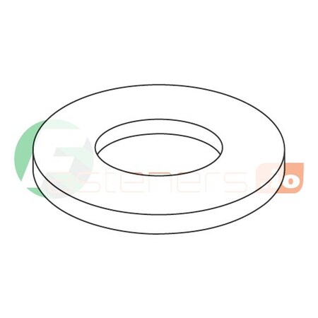 Newport Fasteners Flat Washer, For Screw Size #8 , Nylon Plain Finish, 5000 PK 595177